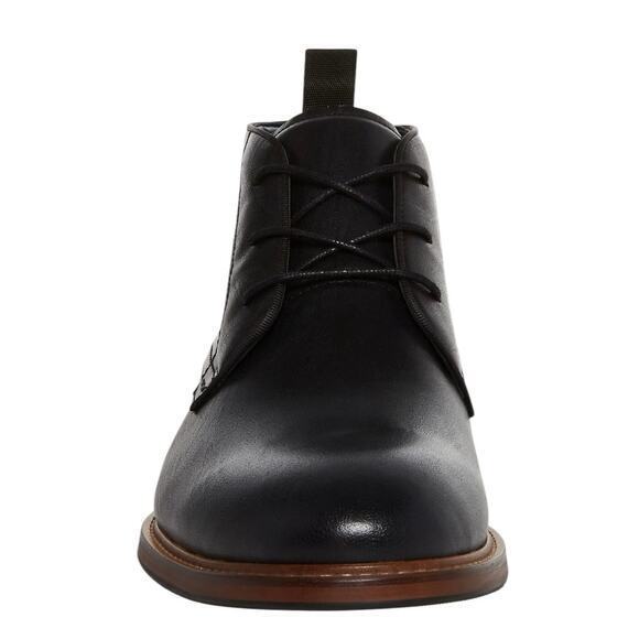 NWOT Steve Madden Men\'s 8 Chevy Chukka Boot Men Black & Brown Lace Up Dress Boot